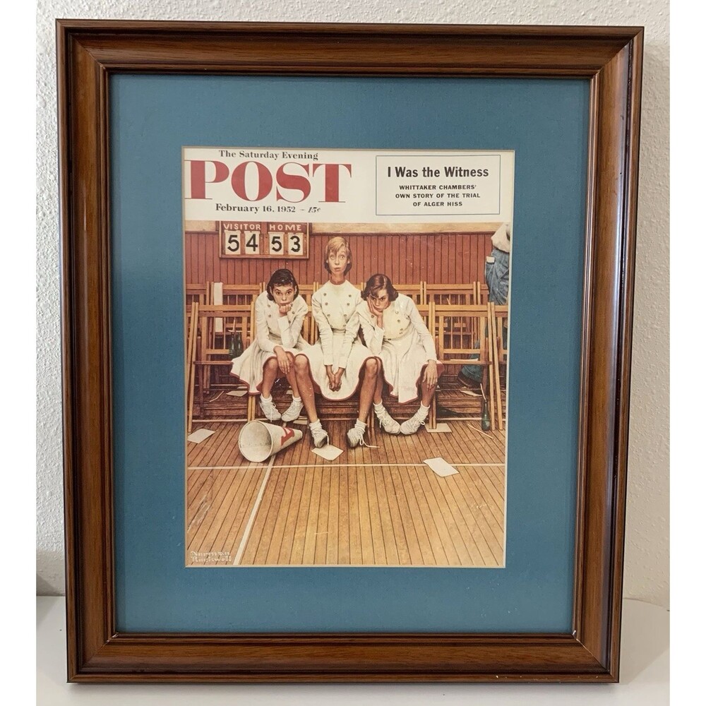 Norman Rockwell Saturday Evening Post Cover"I Was the Witness" February 16,1952